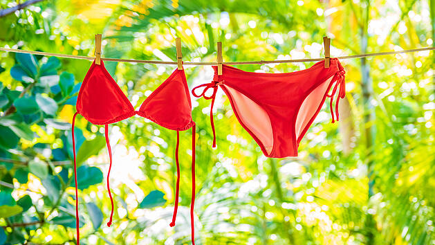 Bikini waschen, Waschmaschine, Bademode waschen, Badeanzug waschen, Waschmaschine Badeanzug