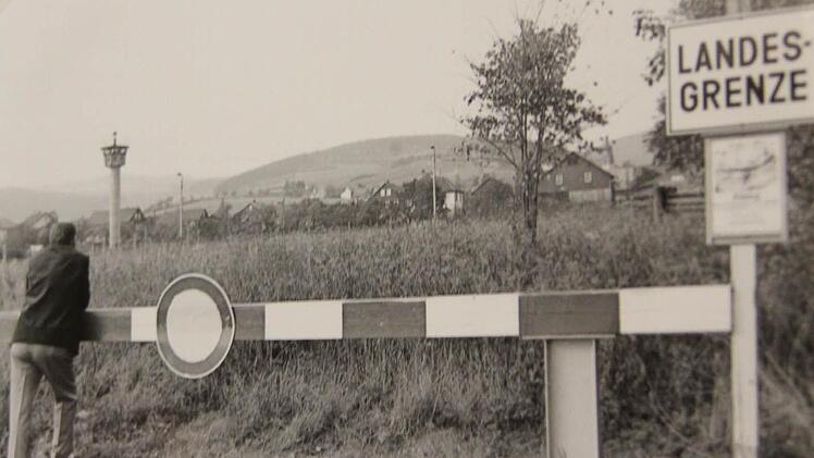 So sah die Grenze bei Heinersdorf 1979 aus - drei Jahre vor dem Bau der Mauer.  Foto: Archiv Heinlein