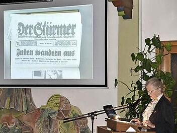 Ruth Schlette hielt beim Volksbildungswerk Königsberg einen Vortrag über "Die Irrfahrt der St. Louis von Hamburg nach Havanna".  Foto: sn