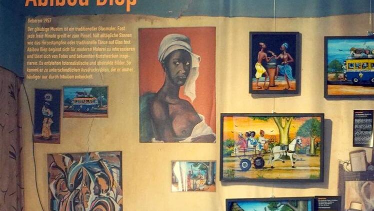 Die Ausstellung "Farben des Senegal" ist noch bis 20. Oktober geöffnet.   Foto: Richard Sänger