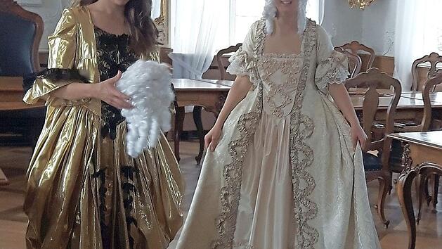 In der Sammlung Ludwig im Alten Rathaus fanden die F&uuml;hrungen in originalem Outfit statt. Foto: Stadt Bamberg