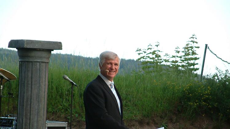 Wolfgang Krebs als Horstc Seehofer Foto: Hans Franz