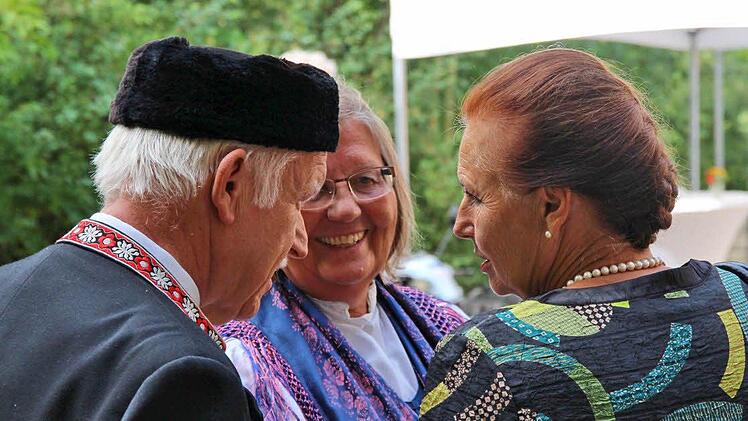 Kulturempfang des Bezirks Unterfranken auf Schloss Aschach. Foto: Dieter Britz