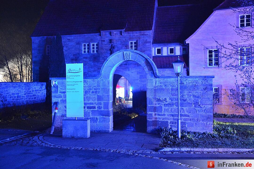 Brand im Kloster Maria Bildhausen