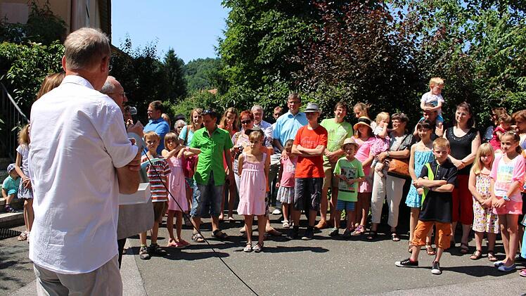 Beim "Tag der offenen Tür". Foto: privat