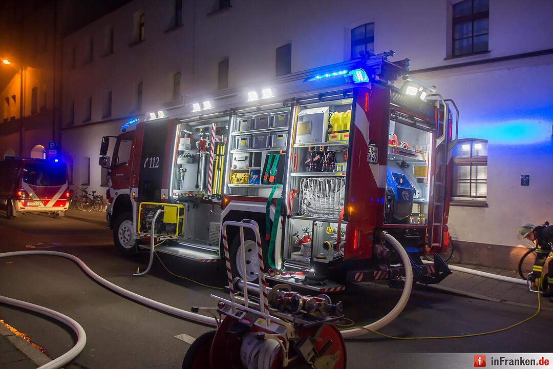 Tiefgaragenbrand in Erlangen