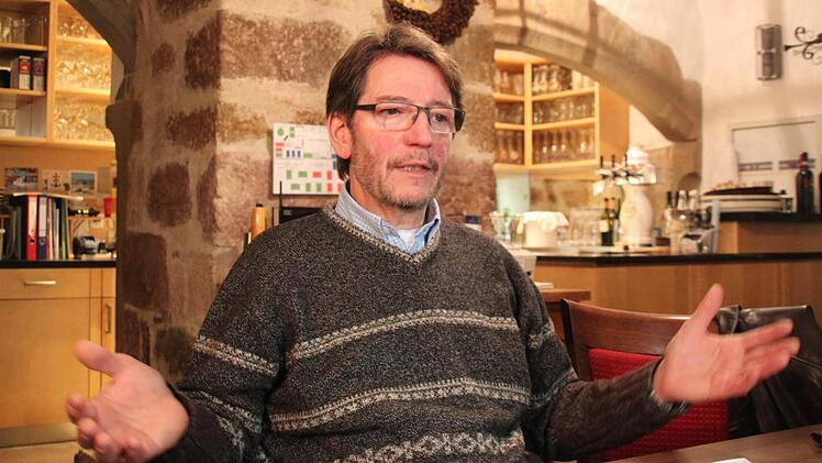 "Man muss es nehmen, wie es ist", sagt Rainer Ernst. Vier Jahre war er Betreiber des Restaurants auf Schloss Aschach. Jetzt hat er seinen Pachtvertrag gekündigt. Foto: Anja Greiner