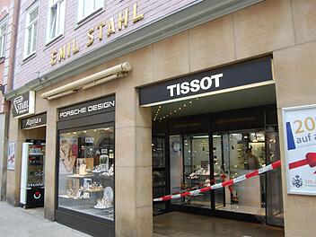Das Juweliergeschäft Stahl in der Coburger Spitalgasse Foto: Oliver Schmidt