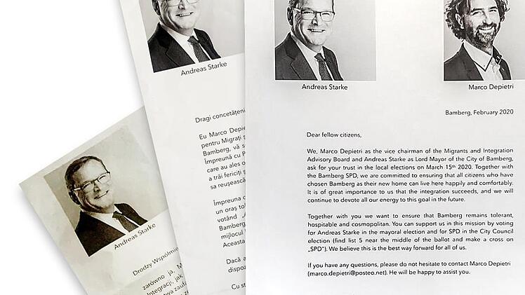 In polnischer, rumänischer und englischer Sprache: das Schreiben der SPD an die wahlberechtigten Migranten