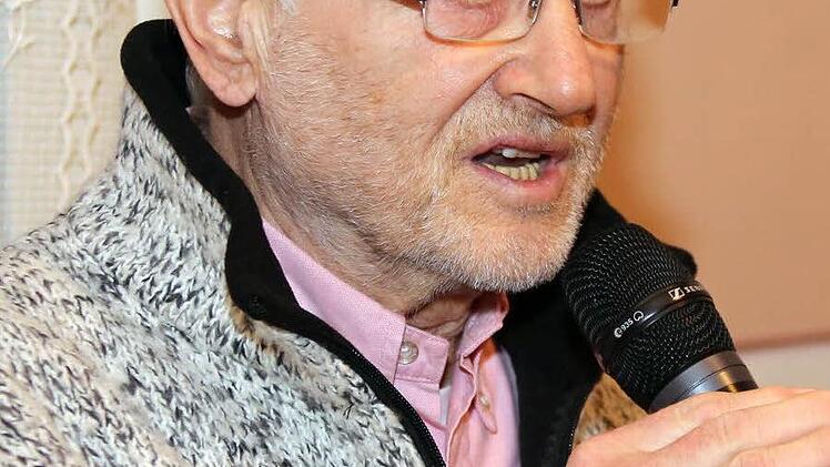 Karl-Heinz Fritsch vom Gesangverein Ziegelhütten bedauert das Chorsterben.
