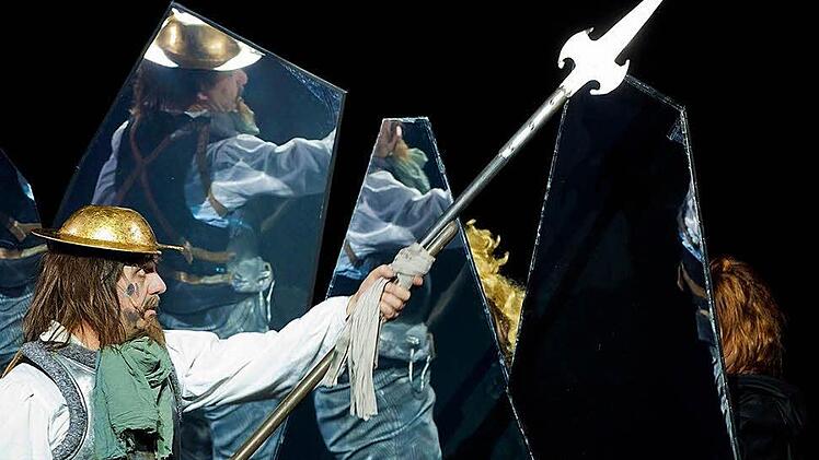 Volker J. Ringe überzeugt als latent wahnsinniger Don Quijote. Foto: Thomas Bachmann