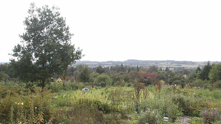 Die Umgehung würde direkt durch den idyllischen Salem-Kräutergarten führen.