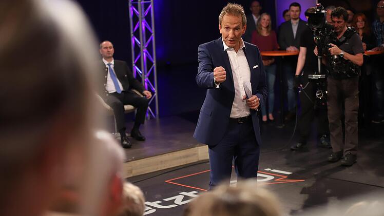 Die Fernsehsendung "Jetzt red i" war zu Gast in Kronach. Foto: Marian Hamacher