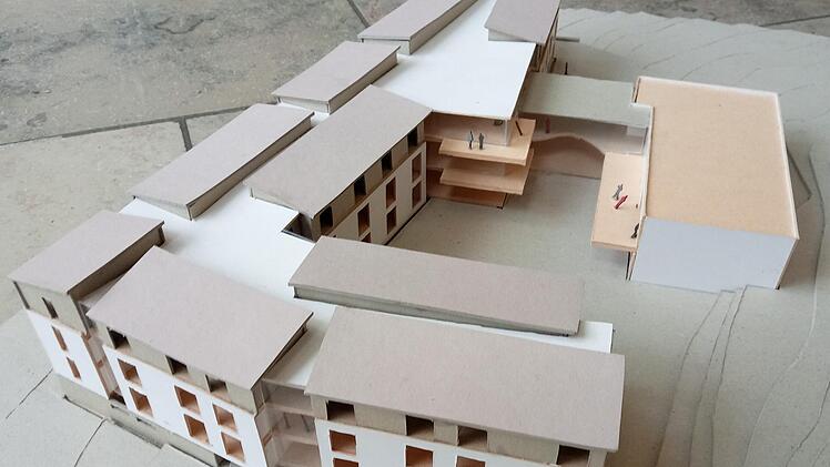 Der Entwurf der Diakonie Bamberg-Forchheim für ihren Seniorenheim-Neubau im Baugebiet Mannlehen in Ebern