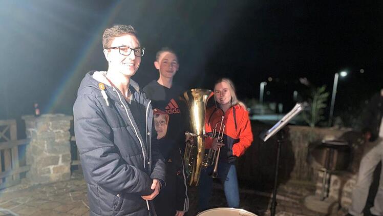 Die Musiker vom MV Weißenbrunn spielten jeder von zuhause aus. Foto: privat
