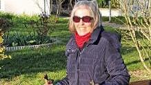 Johanna Blum beim Walken