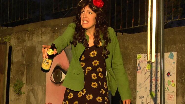 Die Exzesse der Amy Winehouse spielte Clarissa Hopfensitz mit Bravour.Christian Licha