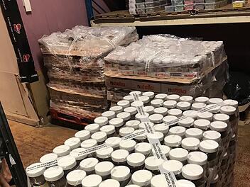 Nutella-Gläser in Malmö