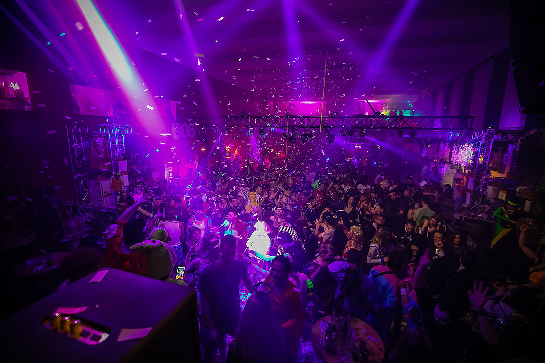 Beste Partystimmung in der Stadthalle