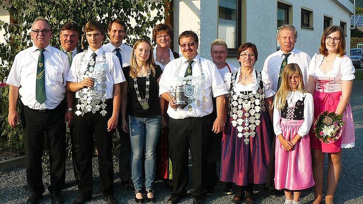 Die Stadtsteinacher Majestäten.