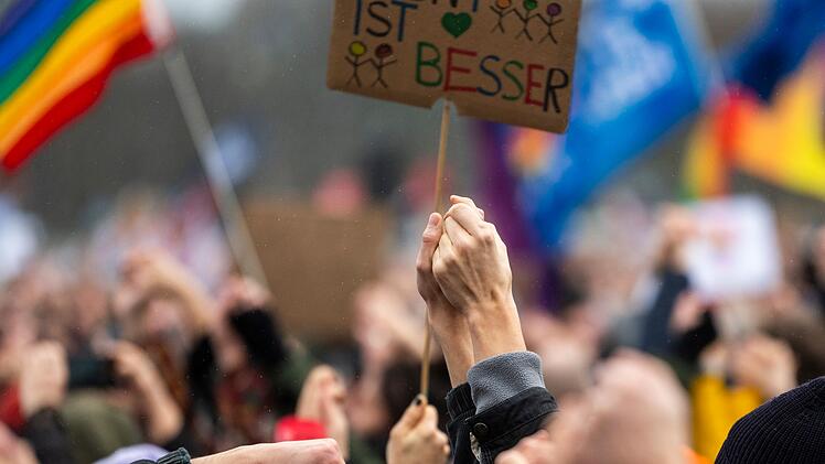 Demonstrationen gegen rechts - Berlin
