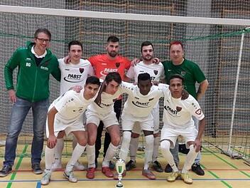 Verteidigte den Titel: der FC 05 Schweinfurt II.FC Hammelburg