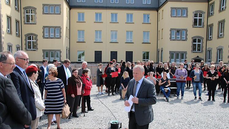 Vorbereitungen für den Spatenstich Thomas Malz