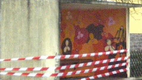 Das Buswartehäuschen in Steinberg war diese Woche gesperrt. Foto: privat