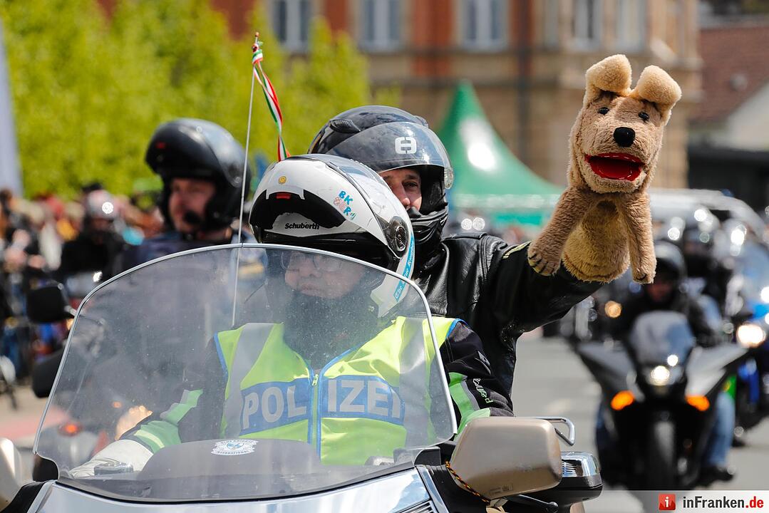 Motorradsternfahrt in Kulmbach: der Sonntag