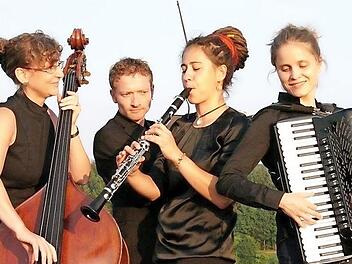 Die vier Musiker von "Sher on a Shier" sind Spezialisten f&uuml;r gute Stimmung. Am Samstag, 27. mai, kommen sie nach