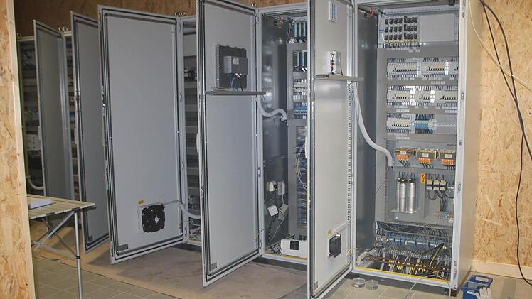 Die Messtechnik steht auch schon.