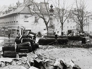 So sah es aus, als der Bürglaßgarten im Jahr 1969 grundlegend umgestaltet wurde.Foto: Tageblatt-Archiv