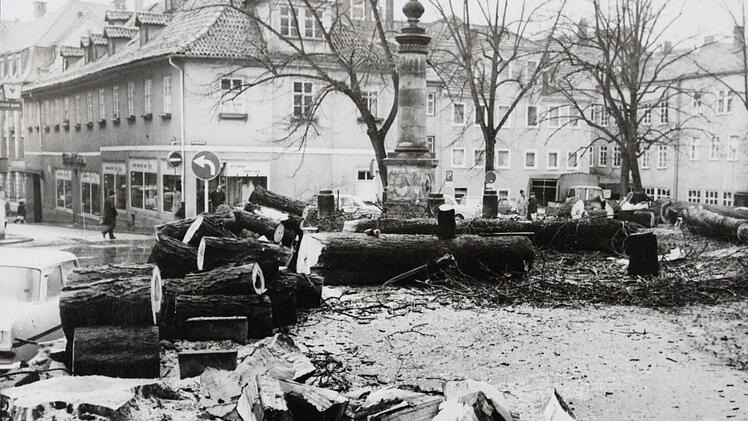 So sah es aus, als der Bürglaßgarten im Jahr 1969 grundlegend umgestaltet wurde.Foto: Tageblatt-Archiv