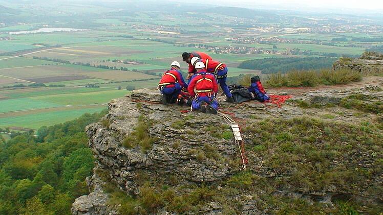 Übung am Staffelberg.