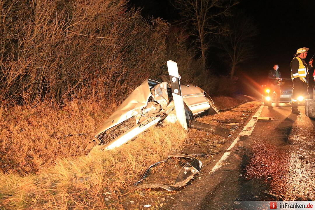 Kollision bei Ebrach: Zwei Verletzte