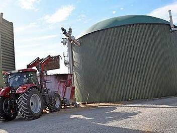 Der Fermenter, in dem die Bakterien ihre Arbeit verrichten und Biomasse in Energie verwandeln