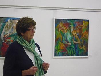 Gerda Poiger (l.) bezeichnet sich selbst als "Epigonin", was ihrer Kunst aber keineswegs gerecht wird. Fotos: Krischker