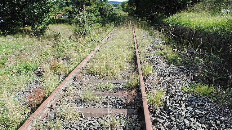 Der Radweg auf der Bahntrasse scheint in weite Ferne gerückt Der Schotter im Gleisbett ist hochgradig schadstoffbelastet und muss deponiert werden. Und das wird teuer. Foto: Evelyn Schneider
