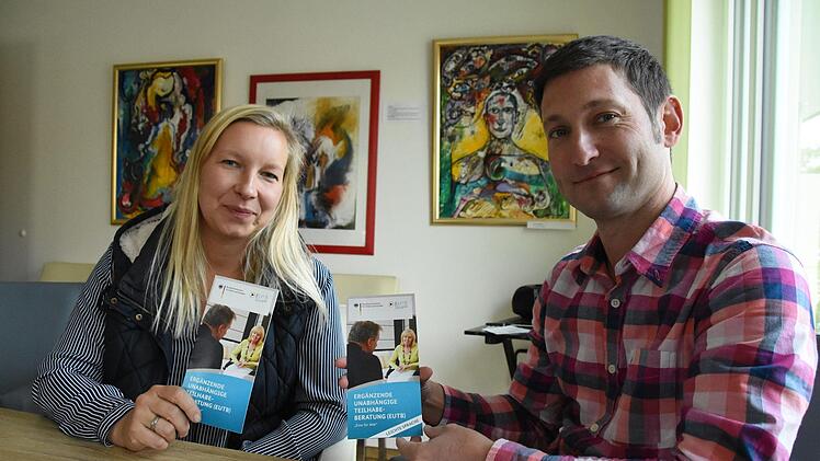 Nadja Motschmann (links) und Johannes Giebel (rechts) sind die neuen Teilhabeberater in Bad Staffelstein und Lichtenfels. Christoph Wiedemann