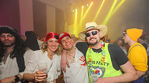 Beste Partystimmung in der Stadthalle