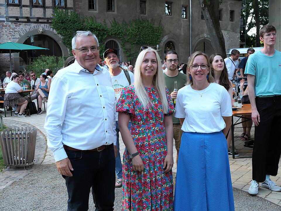 Das Fest fand im Schlosspark statt.