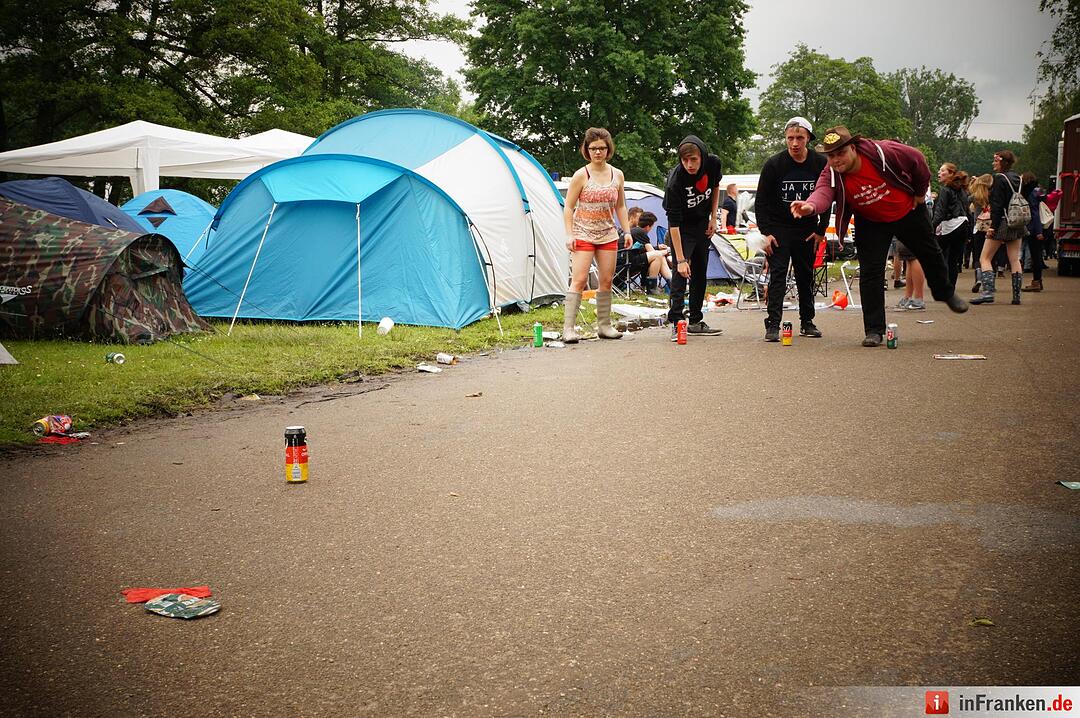 Rock im Park 2016: Besuch auf dem Zeltplatz
