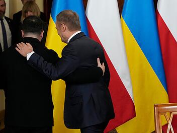 Ukrainischer Pr&auml;sident Selenskyj besucht Warschau