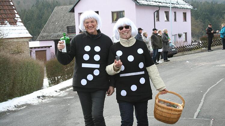 Faschingsumzug in Oehrberg. Foto: Gabriele Sell