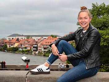 Leichtathletin Gina Lückenkemper lebt seit ein paar Jahren in Bamberg. Foto: M. Hoch