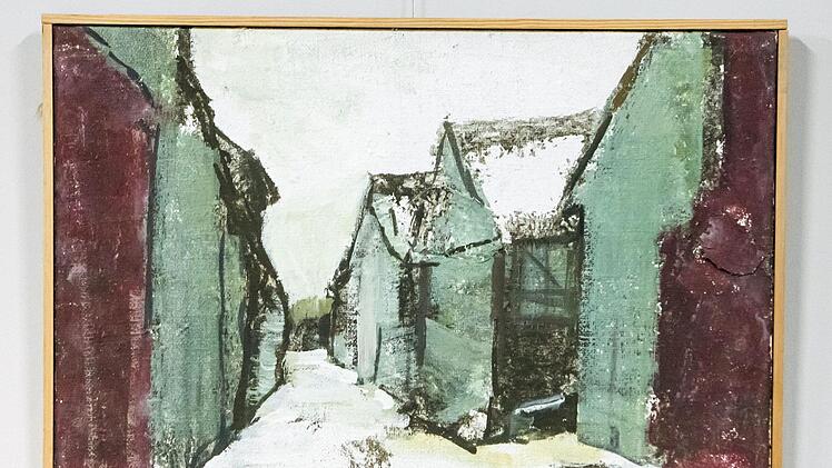 "Von Coburg aus" lautet der Titel einer neuen Ausstellung, die im neuen Kunstraum "Rückert 3" in Coburg Werke von Robert Reiter zeigt.Foto: Jochen Berger
