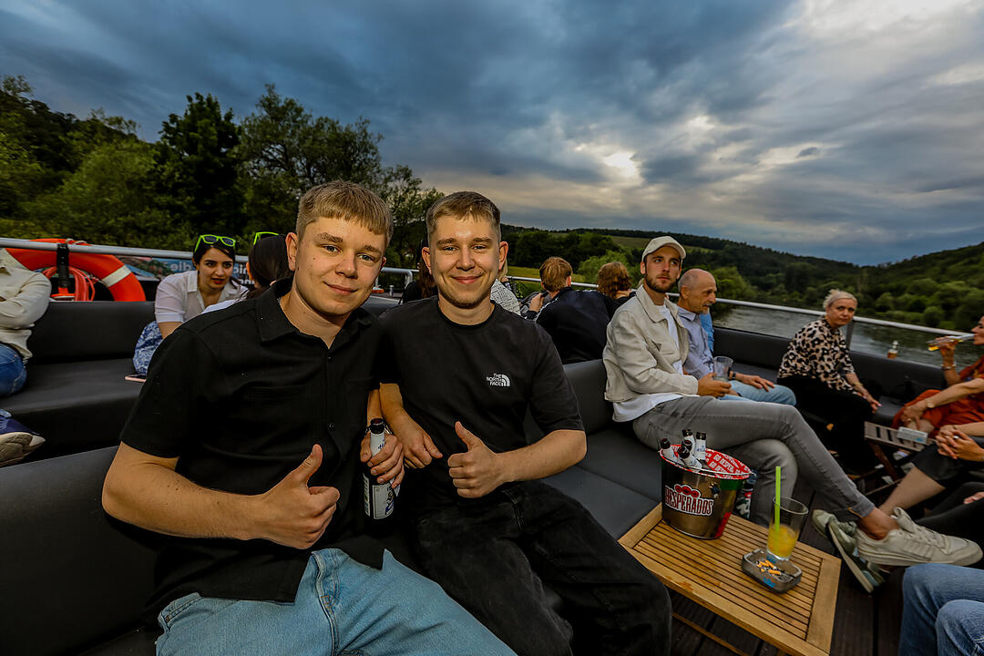 Auf drei Decks wurde richtig gefeiert!