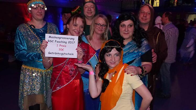 Die Orient-Gruppe landete bei der Maskenprämierung diesmal auf dem ersten Platz.