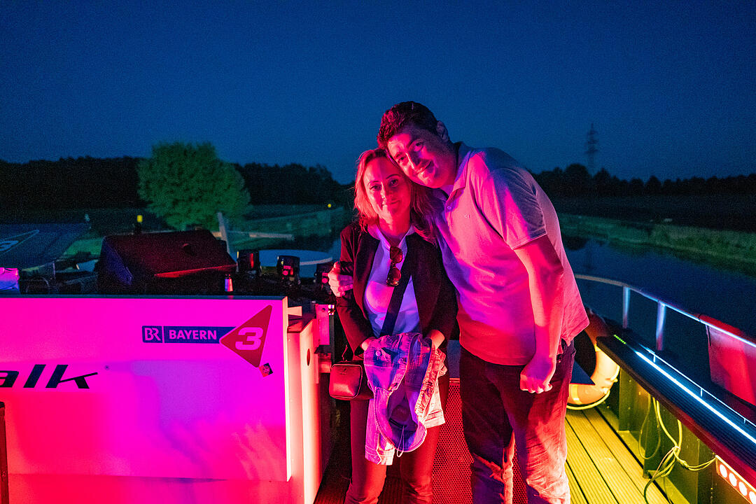 Auf drei Decks wurde richtig gefeiert!