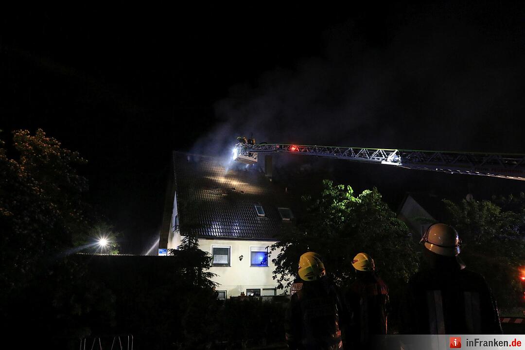 Blitzeinschlag in Gernach